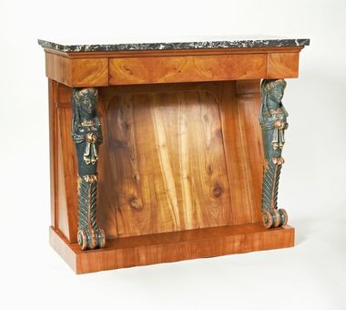 Rare Late 18thc console table in the Egyptian taste