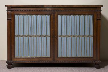 Regency Rosewood Brass inlaid Side Cabinet Circa 1830