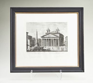 Set of Eight Grand tour Prints dated 1829