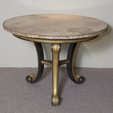 Regency Period Table with an Egyptian Alabaster Top