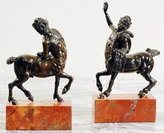 Pair of Bronze Centaurs