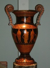 Early 19th century, Etruscan vase.