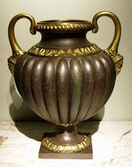 Regency Iron and Gilt Metal Urn