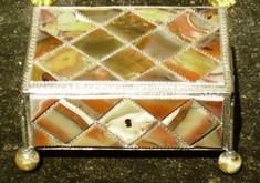 Agate and Silver Box