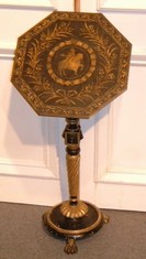 Regency Penwork Octagonal table