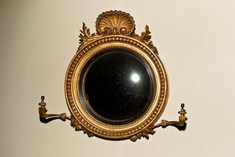 Regency Giltwood Convex mirror