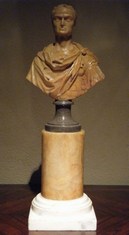 Grand Tour Marble bust of a Roman Emperor