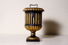 Unusual Regency Decorated Tea Caddy