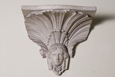 A Pair of Regency Plaster Brackets