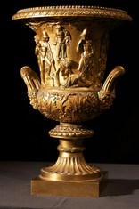 Fine Grand Tour Gilt Bronze Medici Vase